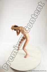 Nude Woman White Standing poses - ALL Slim long blond Standing poses - simple Multi angle poses Pinup